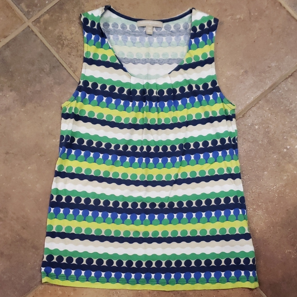 Banana Republic print tank top shell XS GUC